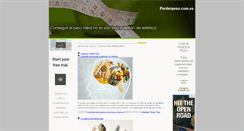 Desktop Screenshot of perderpeso.com.es